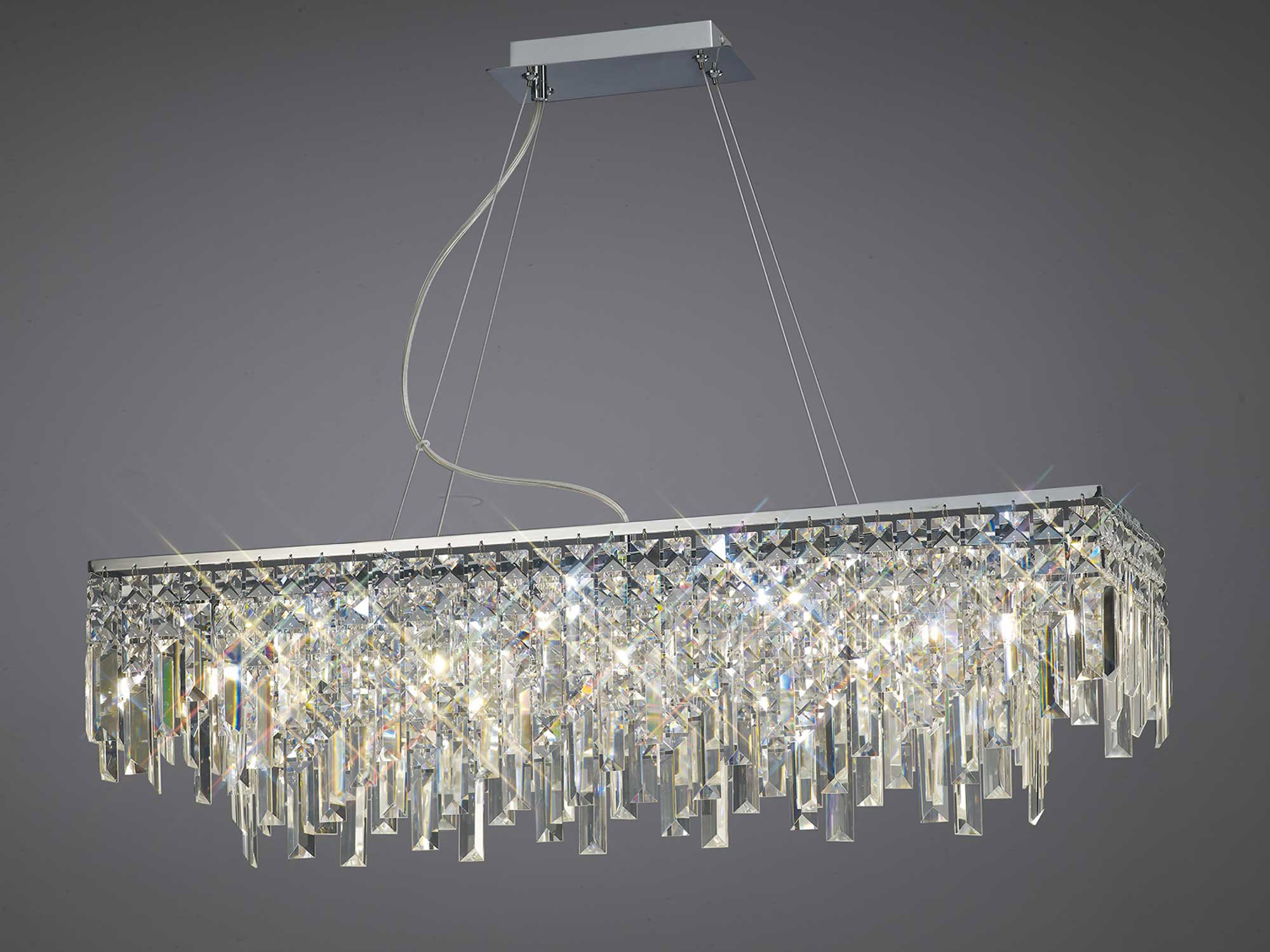 IL30255  Maddison Crystal Pendant 6 Light